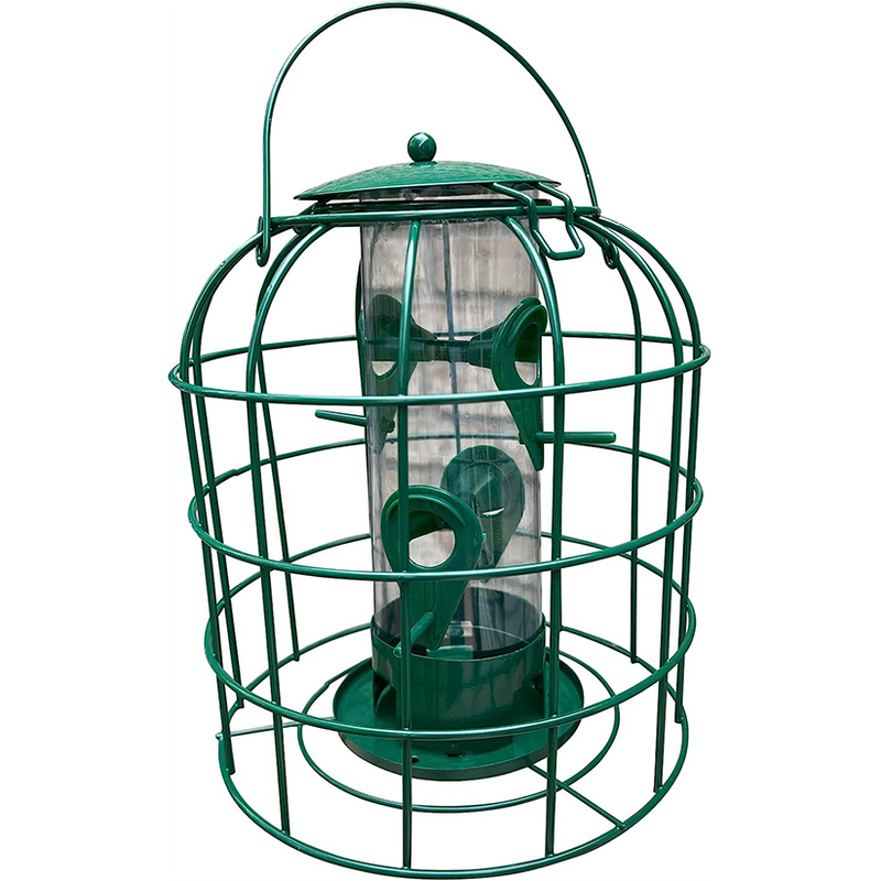 Squirrel Resistant Mesh Tube Bird Feeder-3