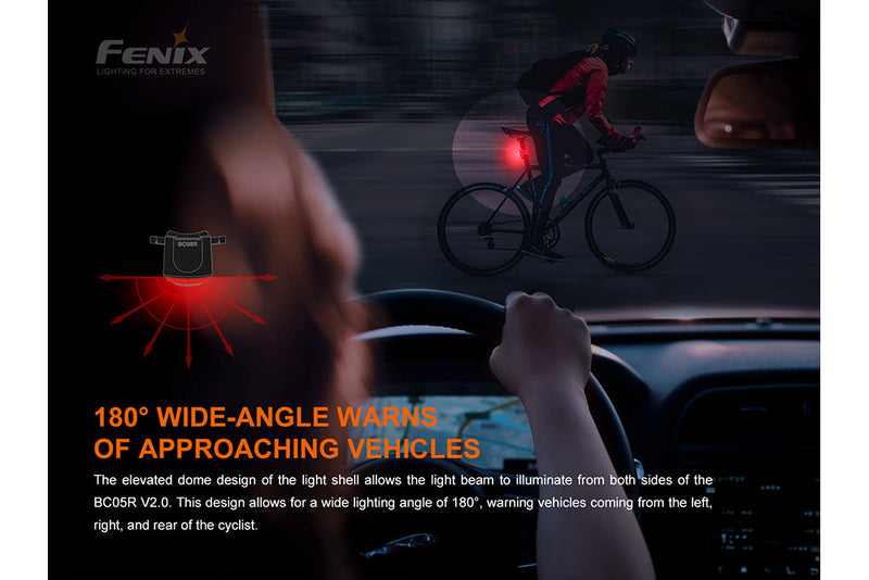 Fenix BC05R V2.0 Rechargeable Bicycle Tail Light-3