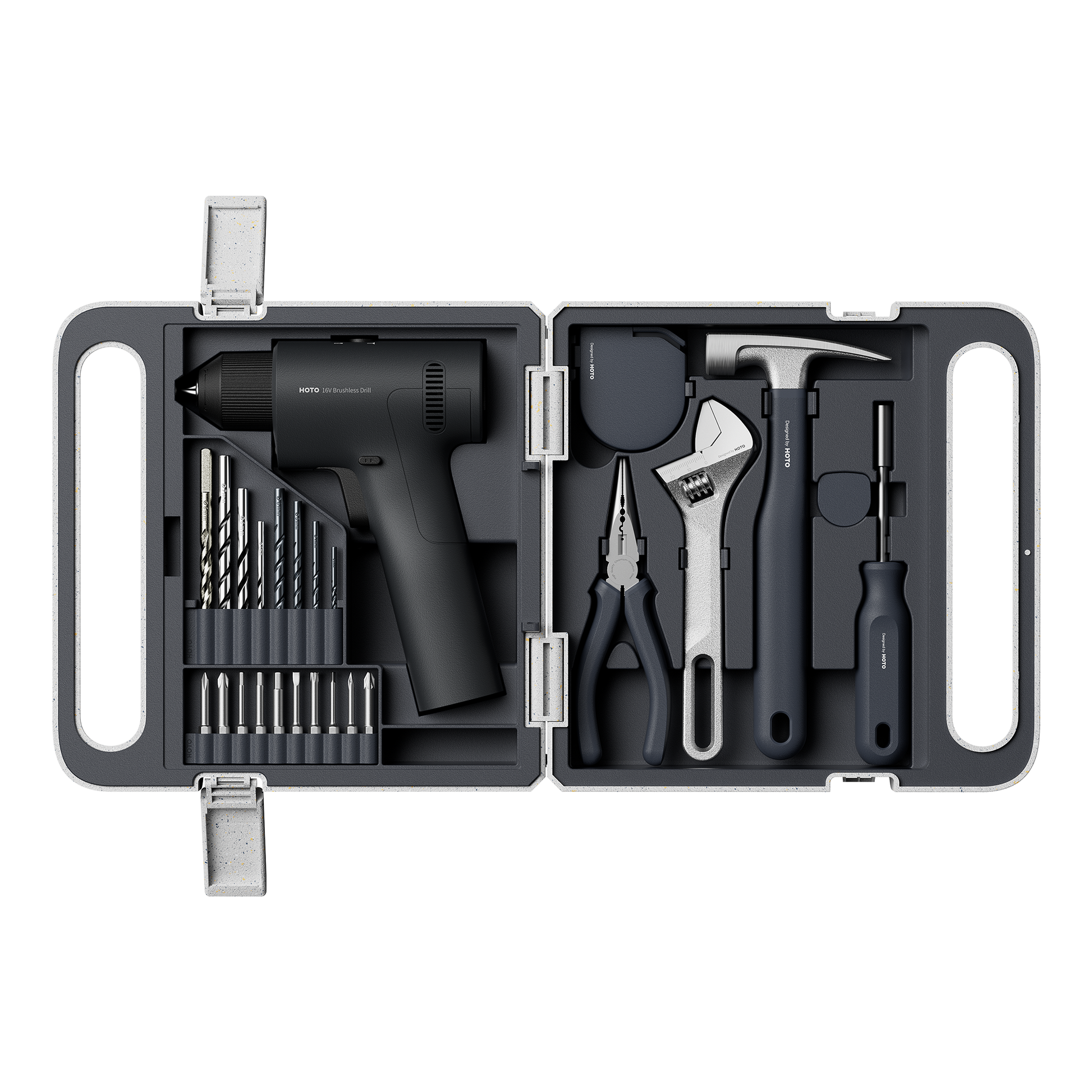 16V Brushless Drill Tool Kit-1