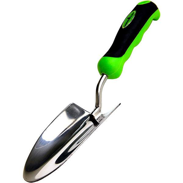 Stainless Steel 3pc Gardening Tool Set (Includes Trowel Transplanter Cultivator)-2