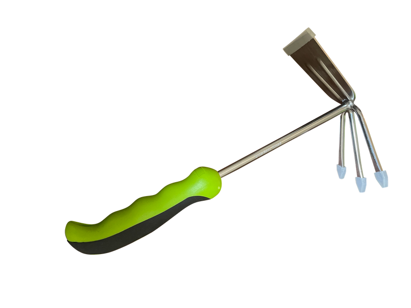 2-in-1 Garden Cultivator Rake Hoe Tiller Tool-3