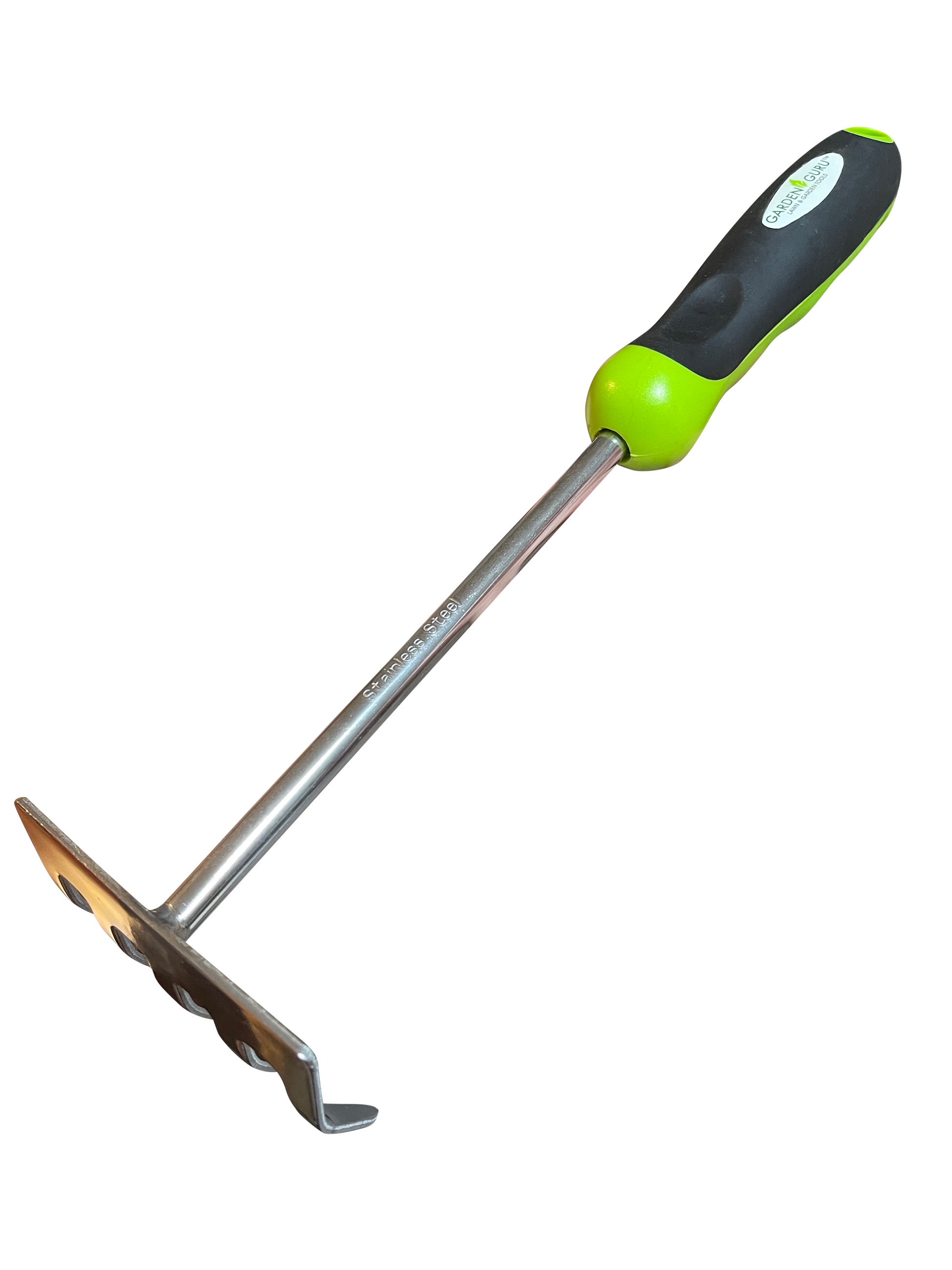 Stainless Steel 5 Tine Rake Cultivator Tiller Tool-2