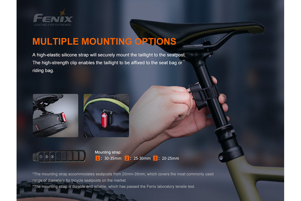 Fenix BC05R V2.0 Rechargeable Bicycle Tail Light-2