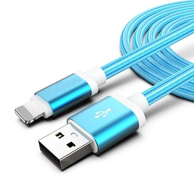 3-Pack: 10FT Heavy Duty Braided iPhone Lightning USB Cable-3