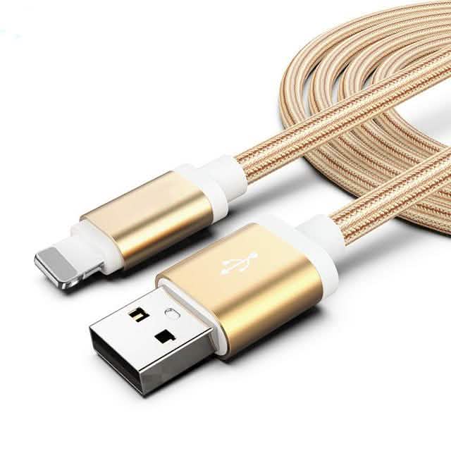 3-Pack: 10FT Heavy Duty Braided iPhone Lightning USB Cable-6