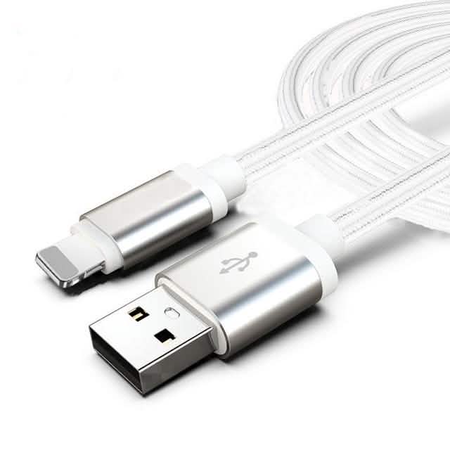 3-Pack: 10FT Heavy Duty Braided iPhone Lightning USB Cable-5