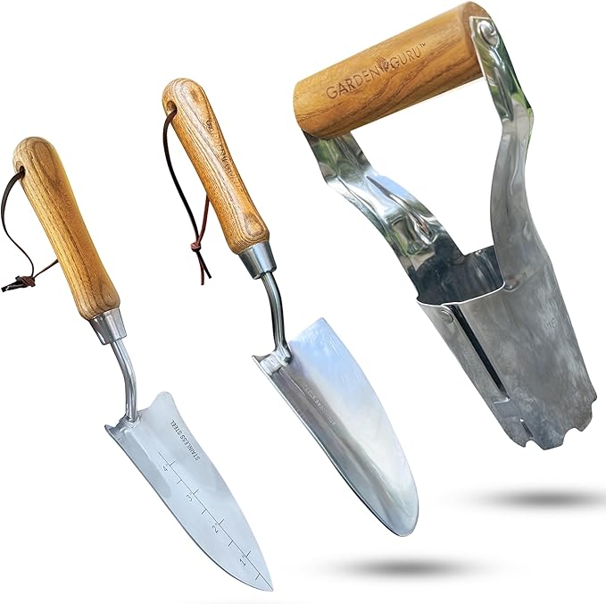Garden Planting Set - Includes Classic Trowel, Transplanter, Bulb Planter-1