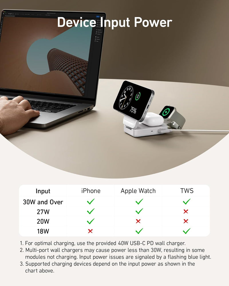 Anker MagGo Wireless Charging Station (Foldable 3-in-1)-6