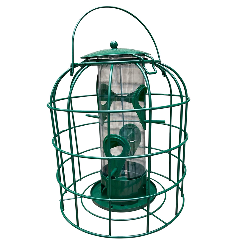 Squirrel Resistant Tube Bird Feeder-3