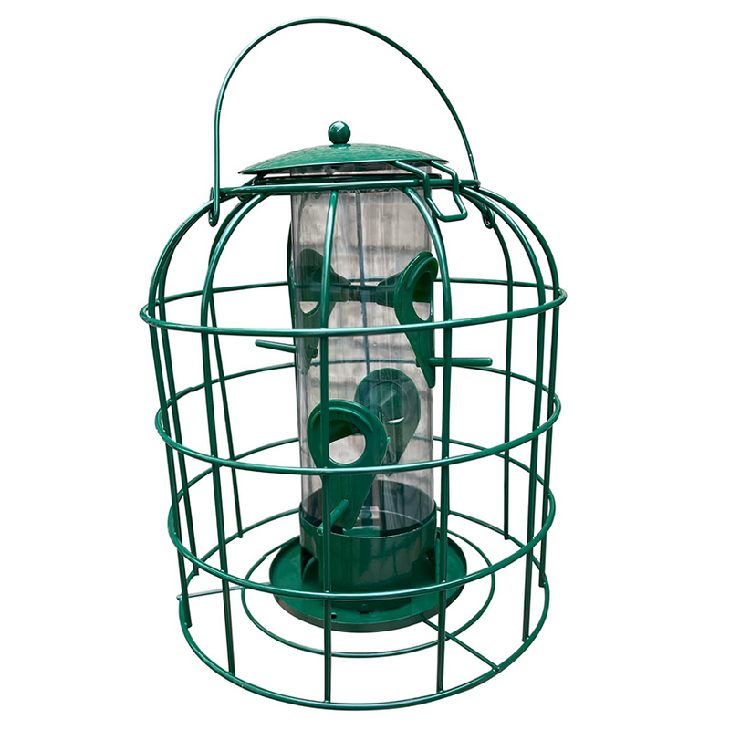 Squirrel Resistant Tube Bird Feeder-3