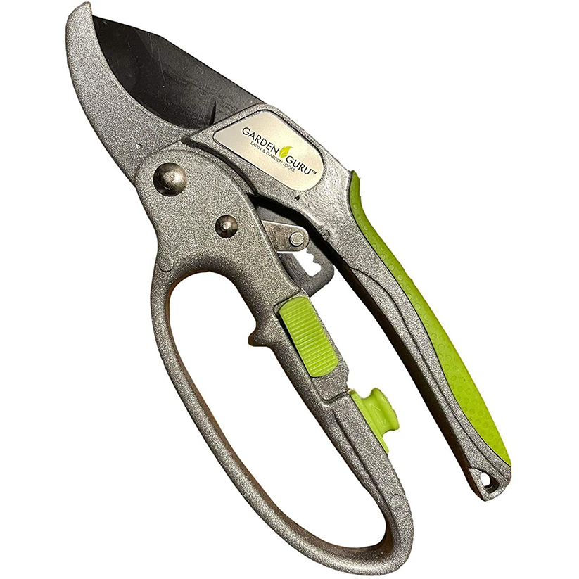 Ratchet Garden Pruning Shears Clippers Deluxe-1