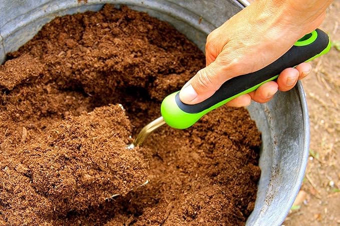 Titanium Garden Tool Set - Includes Hand Trowel Transplanter Cultivator-4
