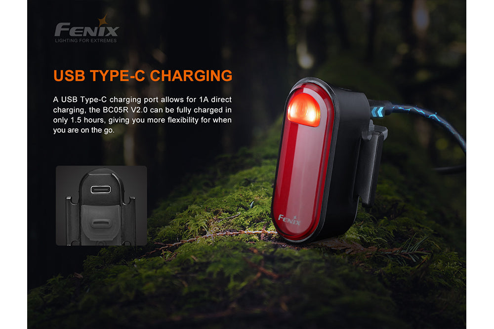 Fenix BC05R V2.0 Rechargeable Bicycle Tail Light-5