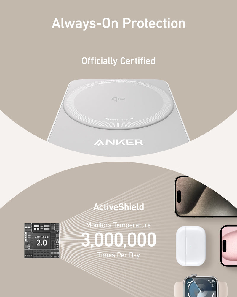 Anker MagGo Wireless Charging Station (Foldable 3-in-1)-7