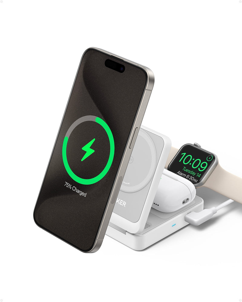 Anker MagGo Wireless Charging Station (Foldable 3-in-1)-2