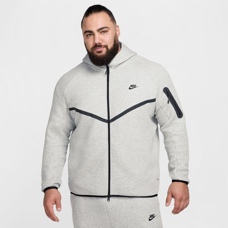 Nike Mens Tech Fleece Hoodie - Heather Grey-2