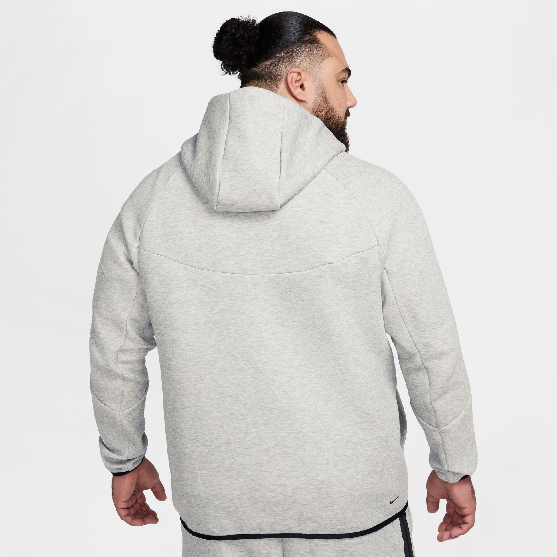 Nike Mens Tech Fleece Hoodie - Heather Grey-3
