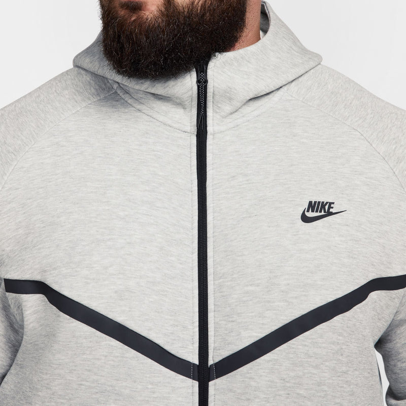 Nike Mens Tech Fleece Hoodie - Heather Grey-6