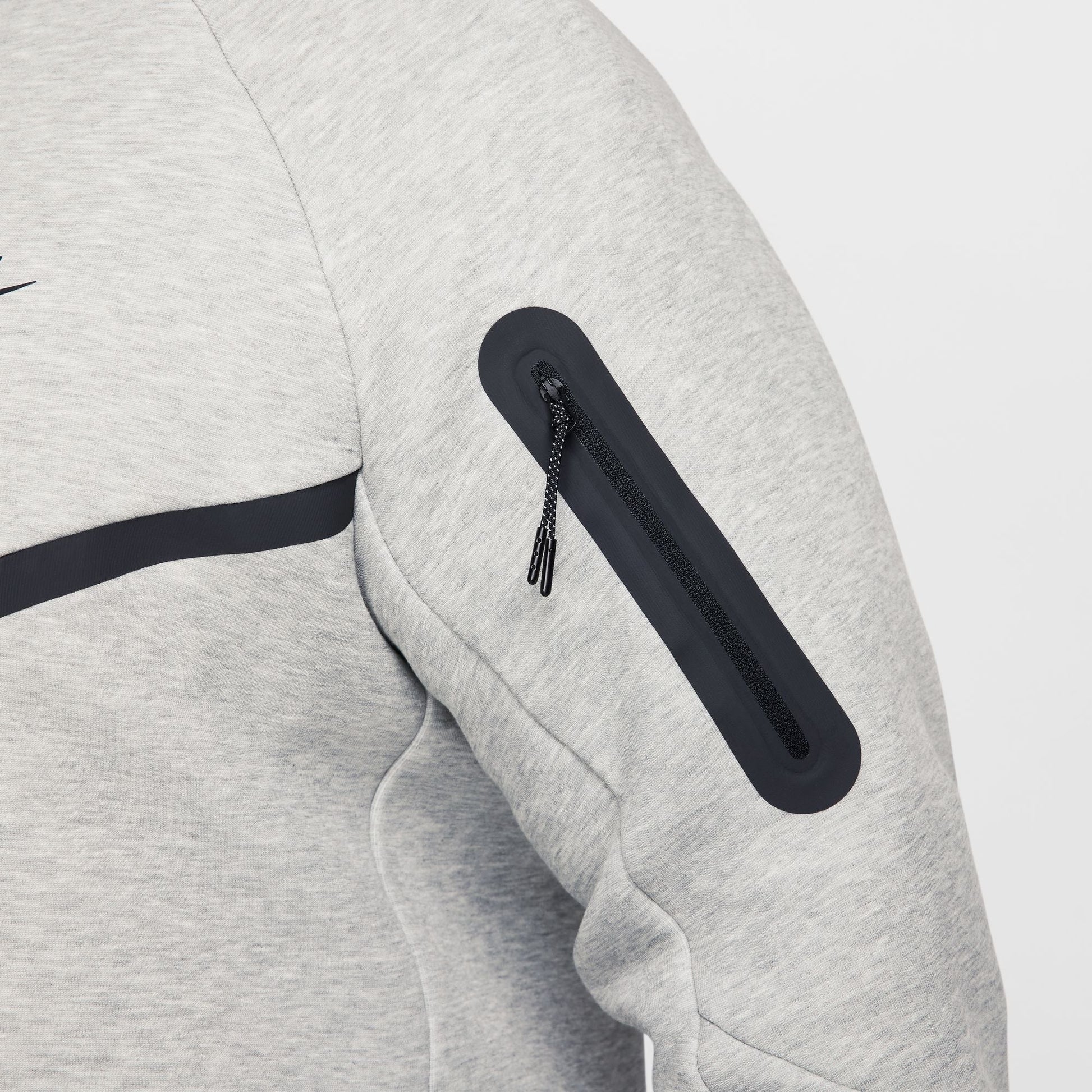 Nike Mens Tech Fleece Hoodie - Heather Grey-11
