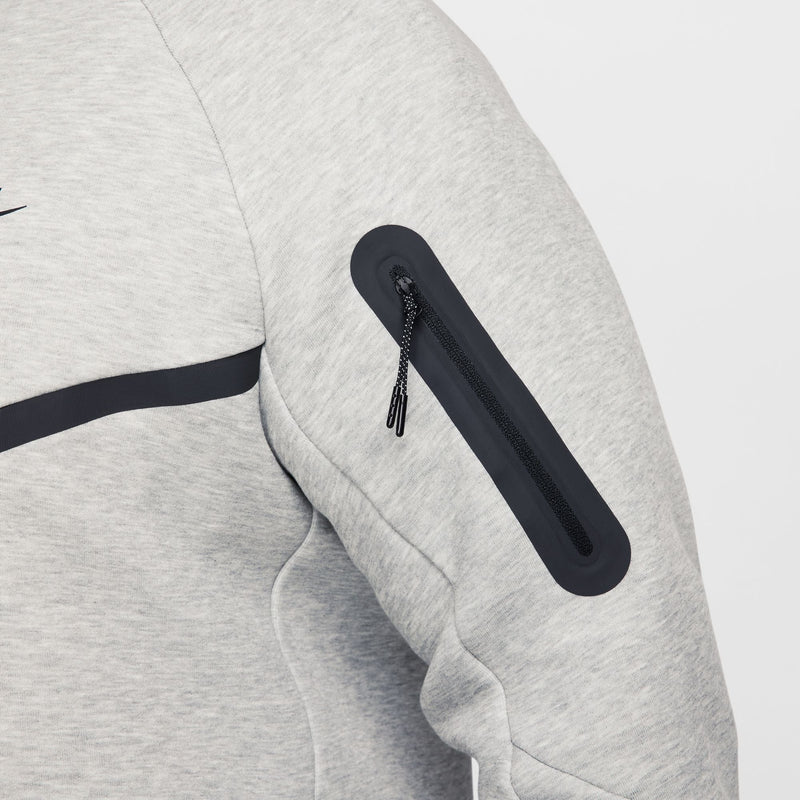 Nike Mens Tech Fleece Hoodie - Heather Grey-11