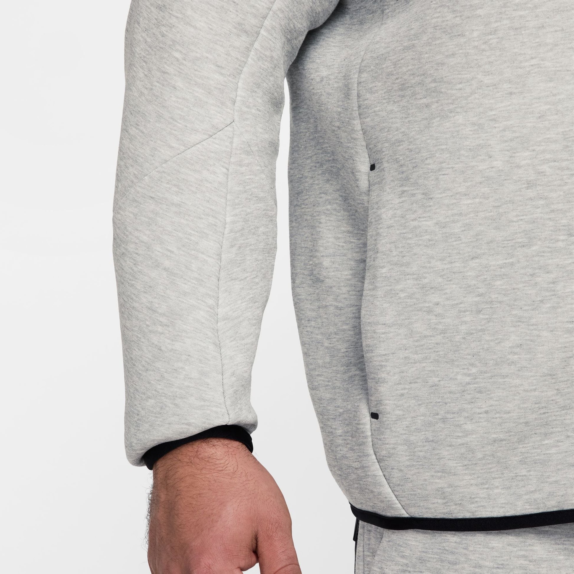 Nike Mens Tech Fleece Hoodie - Heather Grey-9