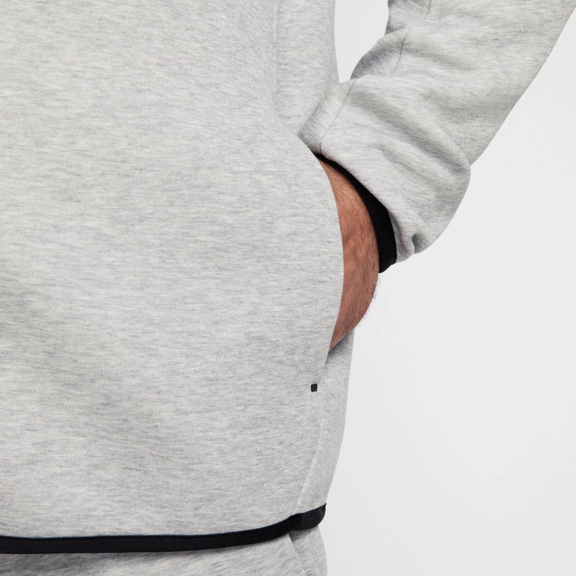 Nike Mens Tech Fleece Hoodie - Heather Grey-12