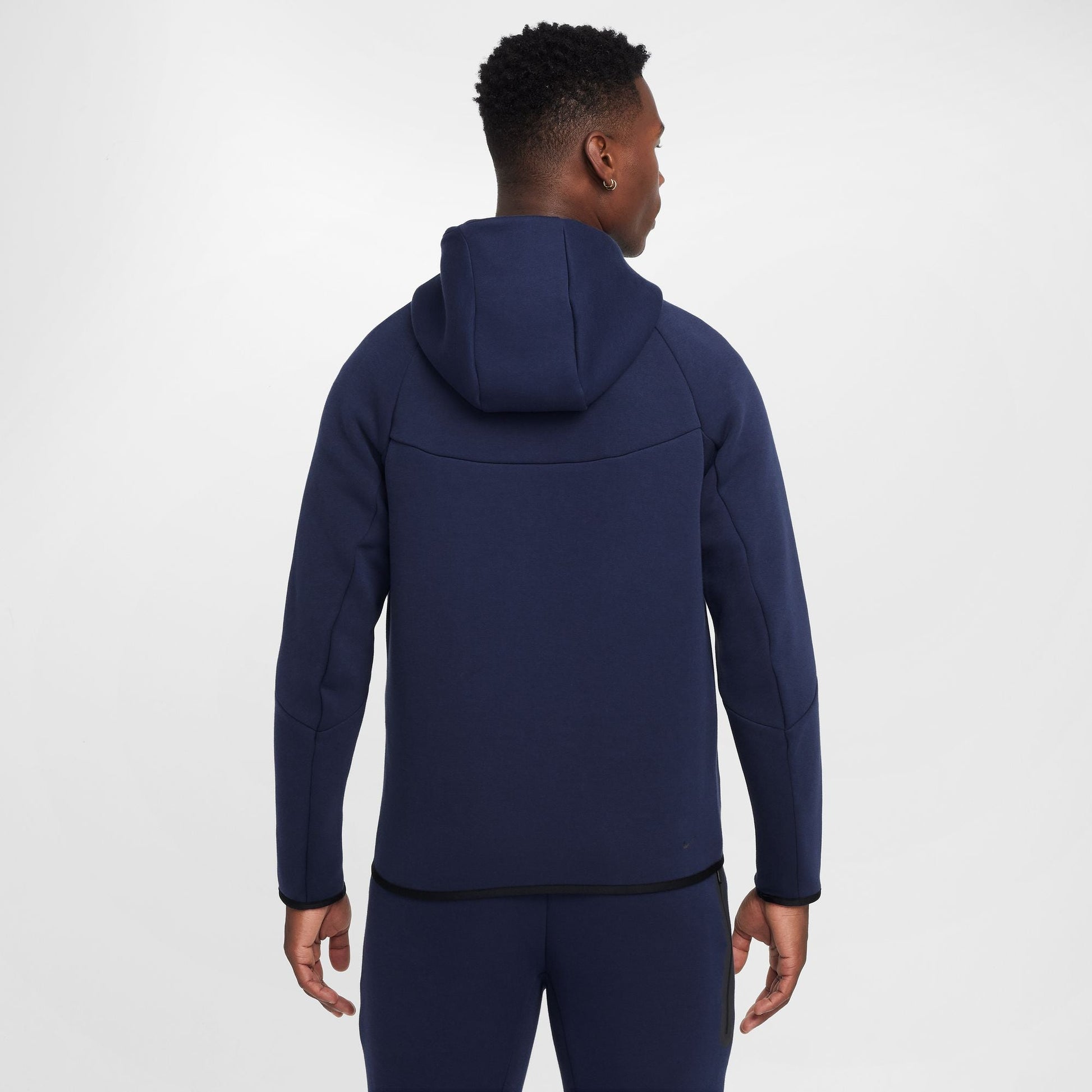 Nike Mens Tech Fleece Hoodie - Obsidian/Black-3