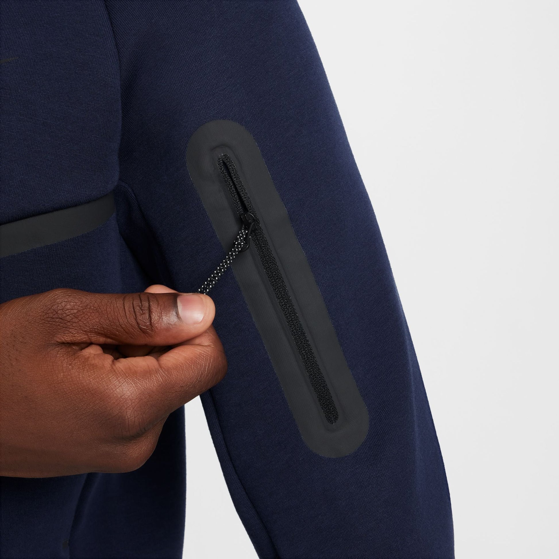 Nike Mens Tech Fleece Hoodie - Obsidian/Black-7
