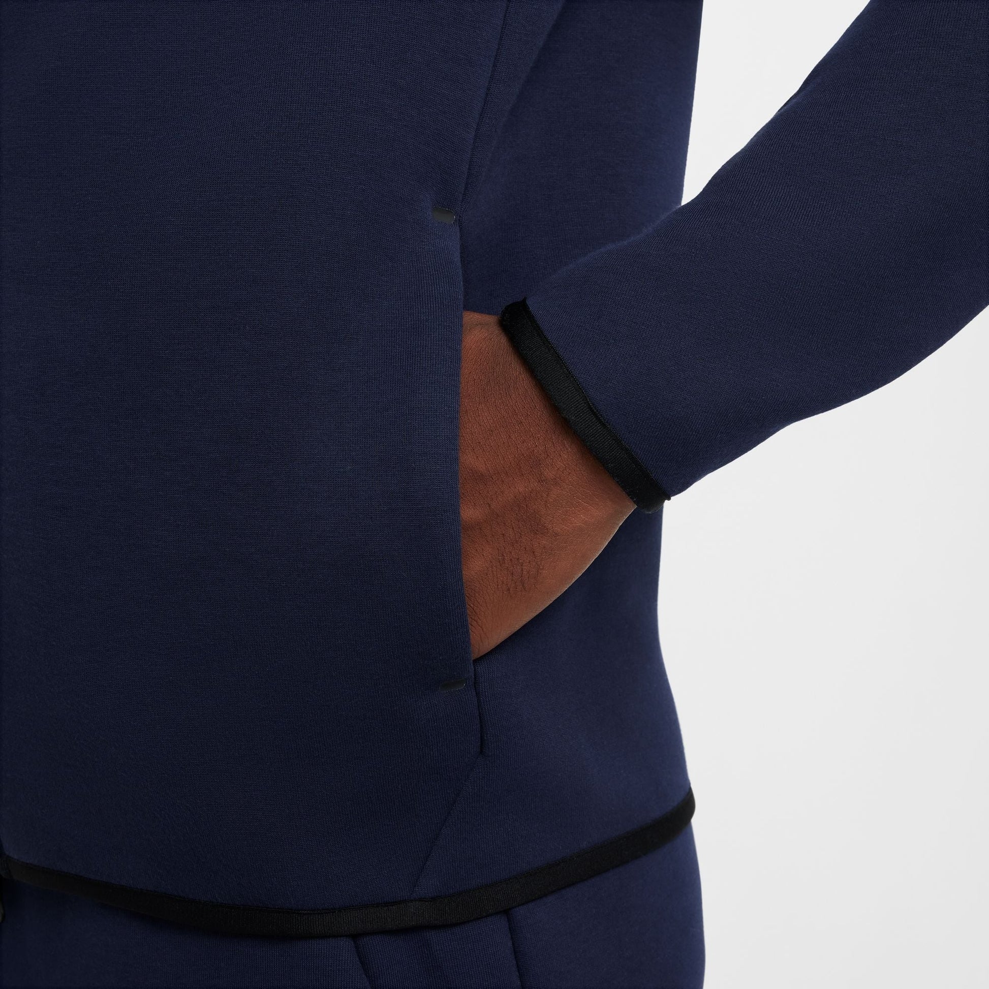 Nike Mens Tech Fleece Hoodie - Obsidian/Black-8