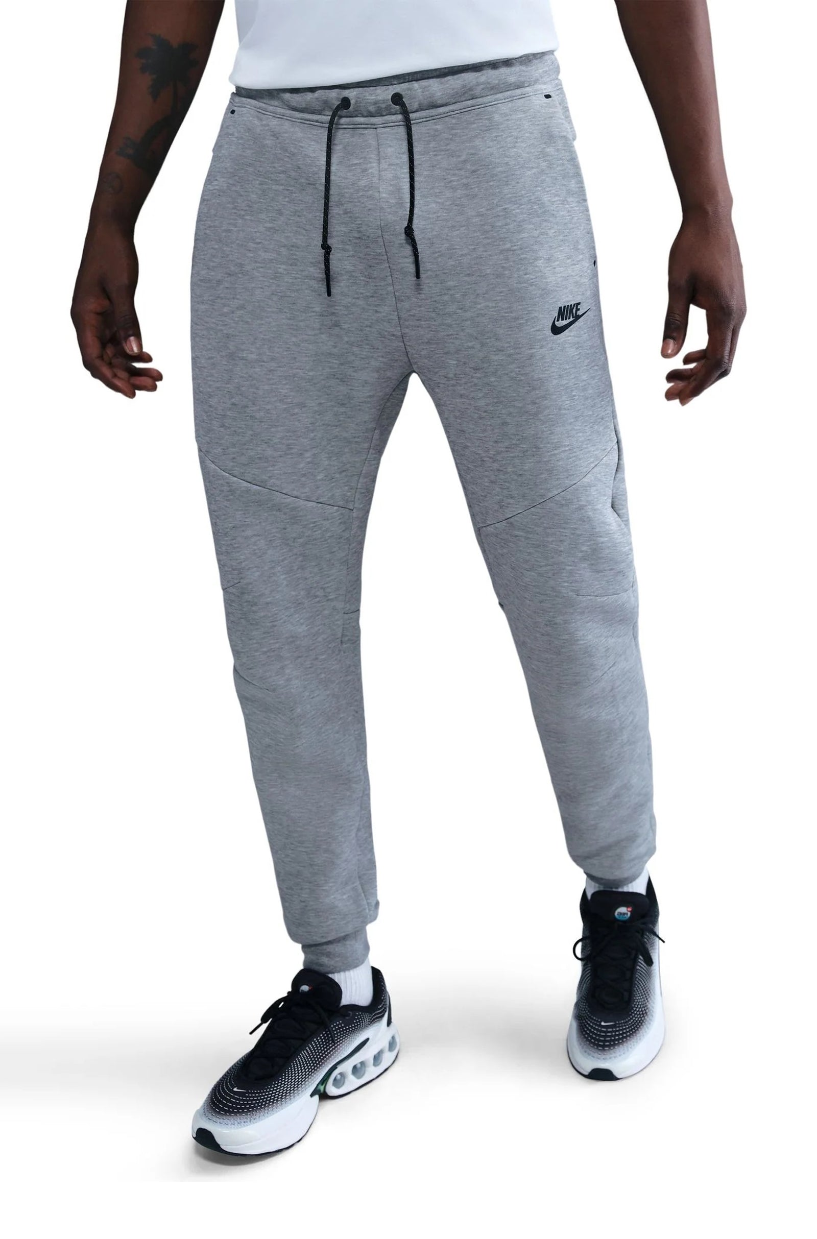 Nike Mens Tech Fleece Joggers - Heather Grey-1