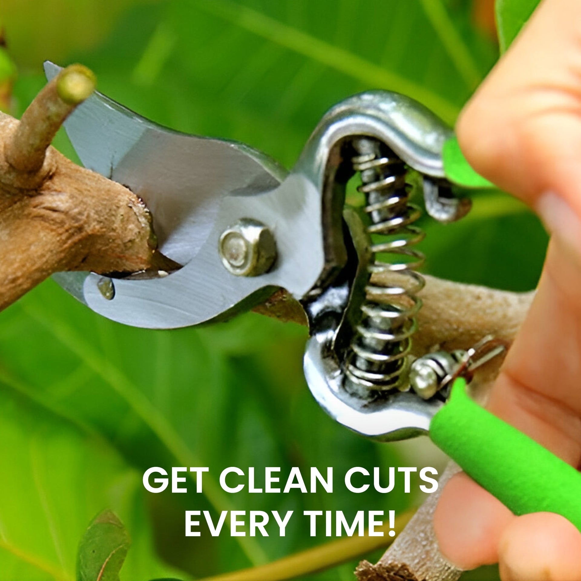 Classic Bypass Pruning Shears Clippers (Green)