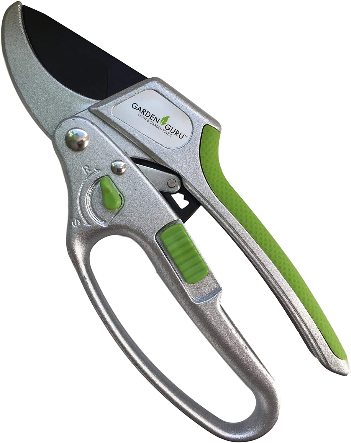 2-in-1 Garden Ratchet Pruning Shears Clippers-1