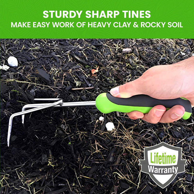 Stainless Steel Garden Hand Cultivator Tool-7