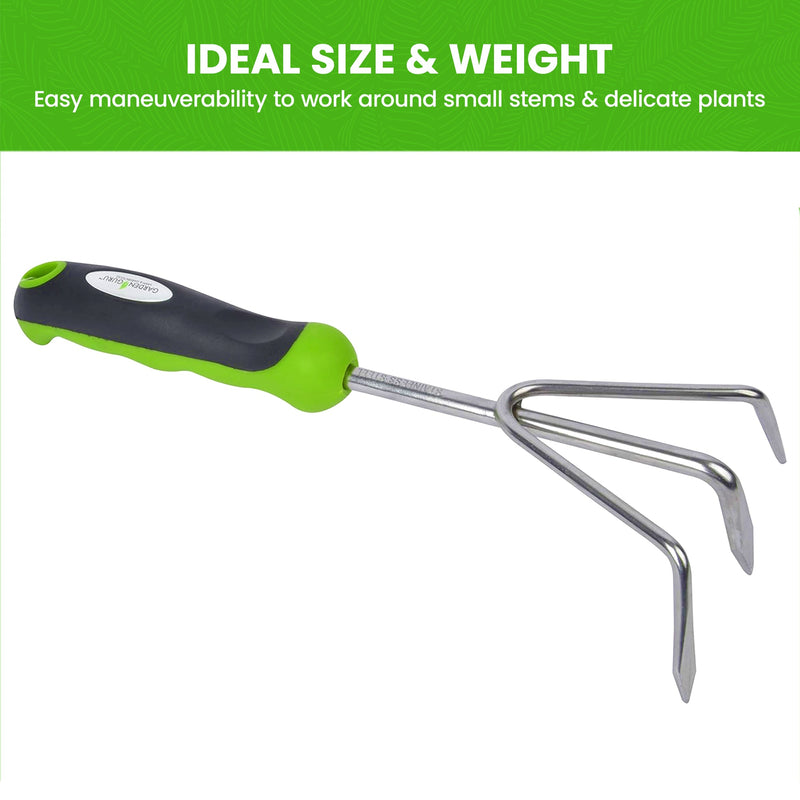 Stainless Steel Garden Hand Cultivator Tool-3
