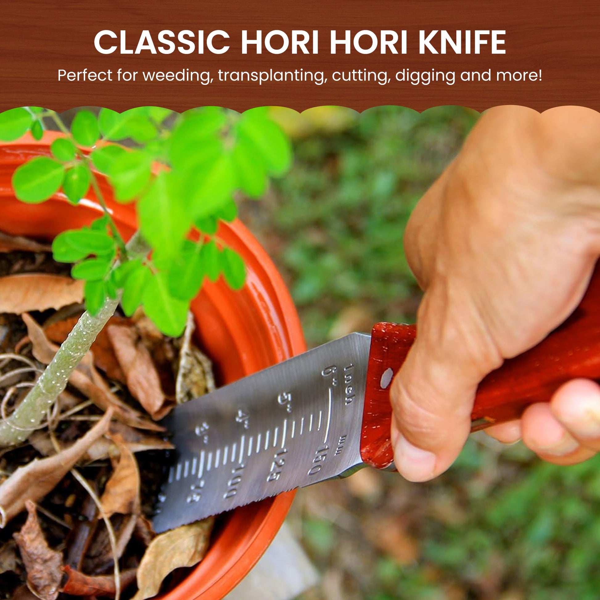 Hori Hori Garden Knife Supreme Set-6