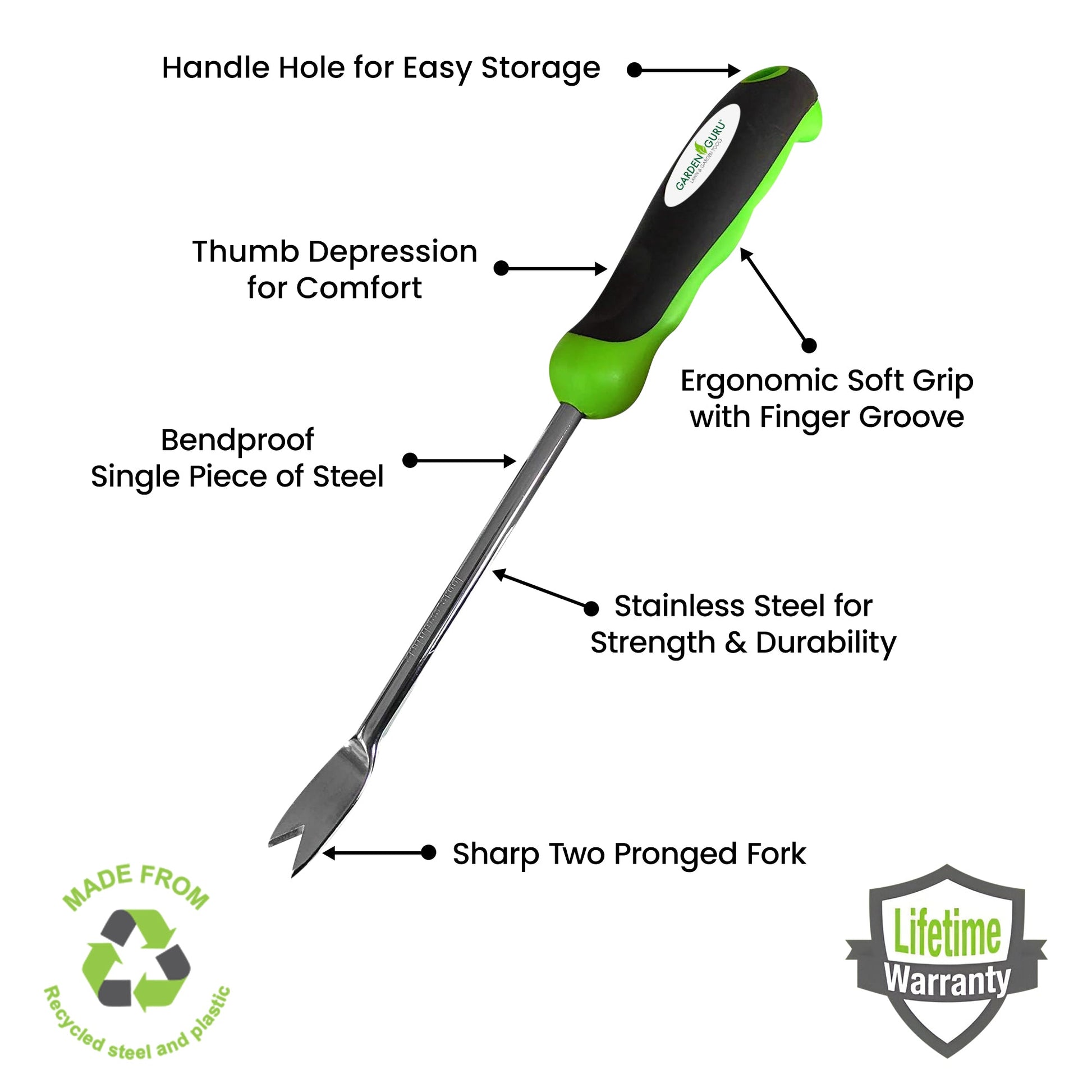 Stainless Steel Garden Dandelion Weeder Tool-3