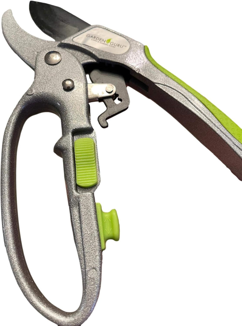 Ratchet Garden Pruning Shears Clippers Deluxe-4