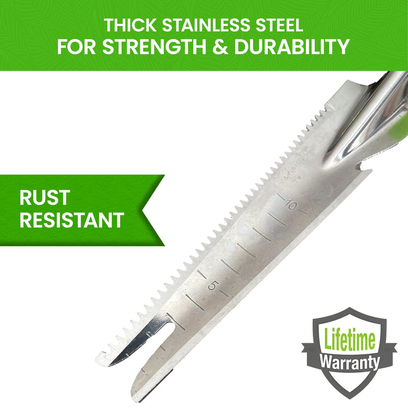 Stainless Steel 5-in-1 Garden Weeder Trowel-5