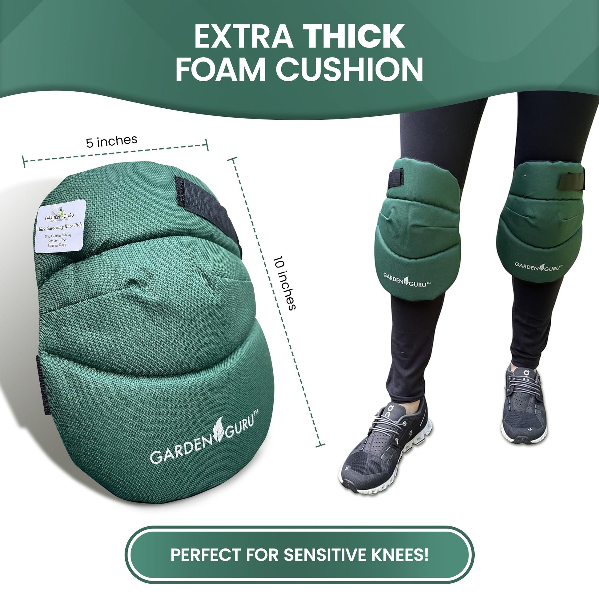 Extra Cushioned Gardening Kneepads-3
