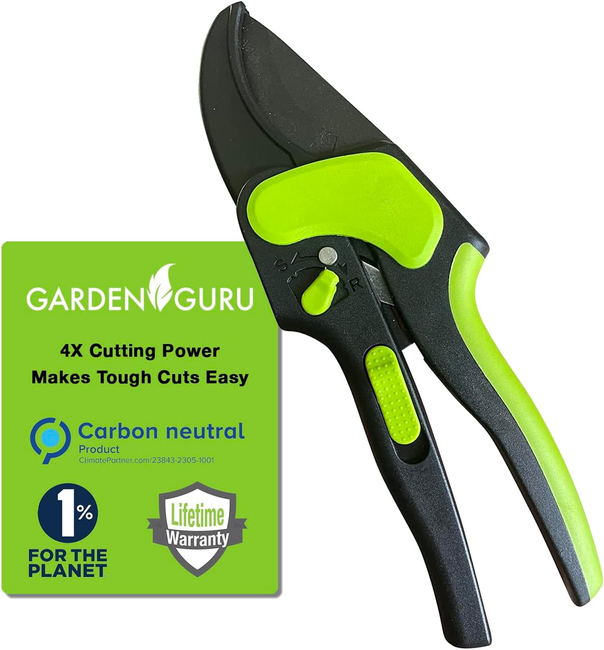 2-in-1 Ratchet Pruning Garden Shears Clippers-1