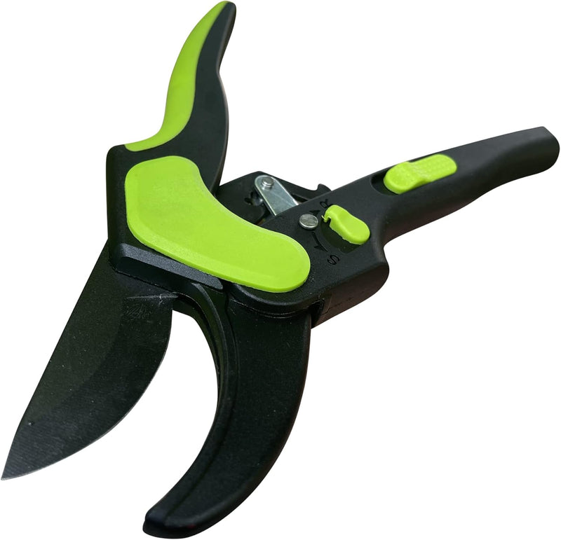 2-in-1 Ratchet Pruning Garden Shears Clippers-4