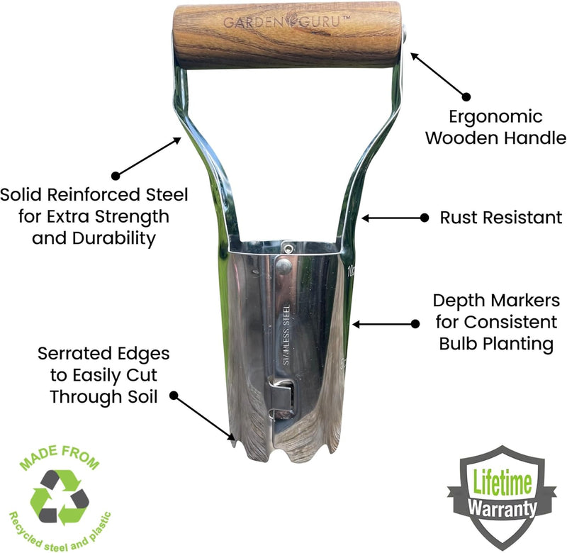 Stainless Steel Garden Bulb Planter-3