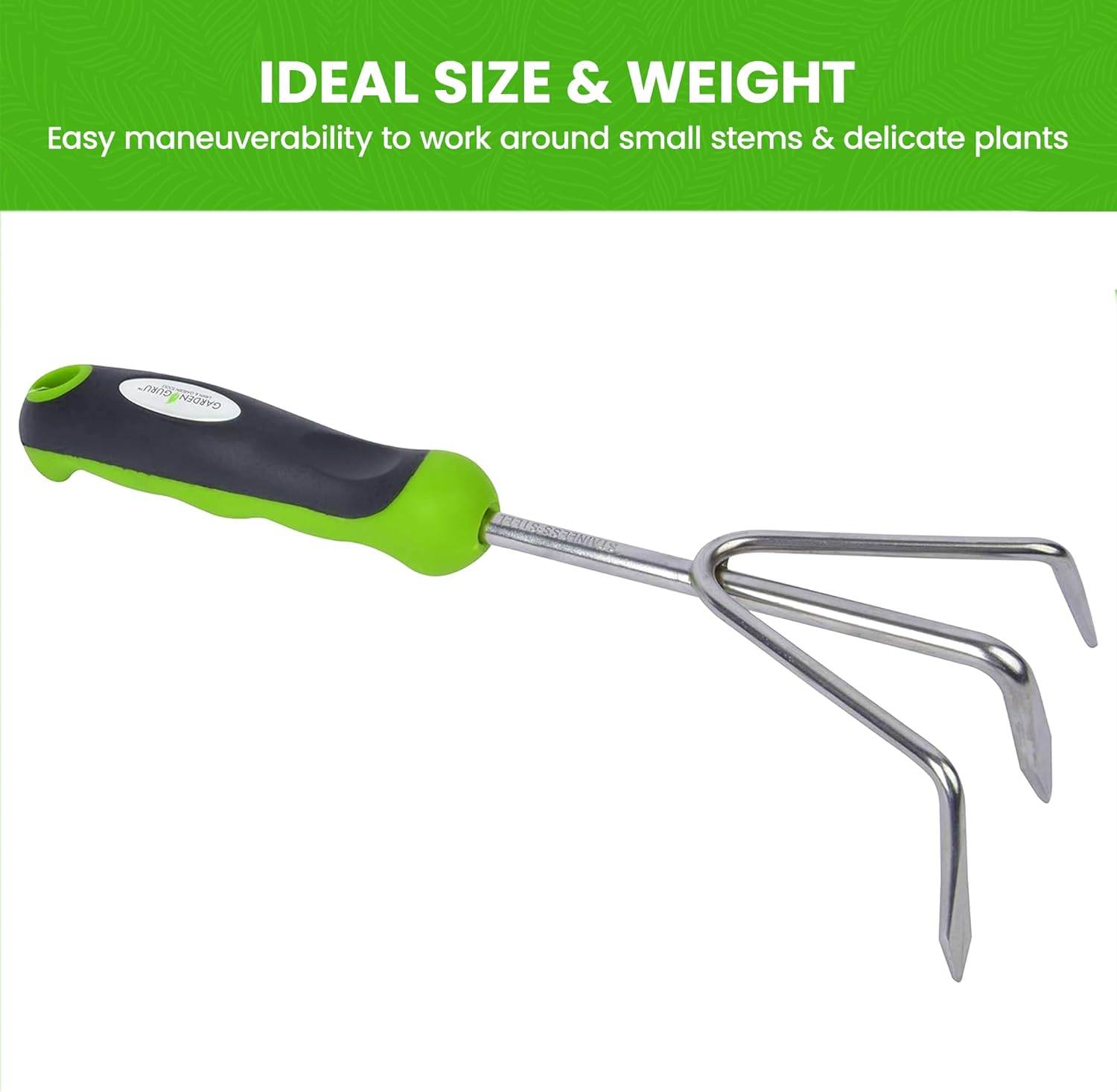 Stainless Steel 3pc Gardening Tool Set (Includes Trowel Transplanter Cultivator)-4