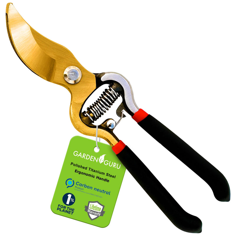 Titanium Bypass Garden Pruner Clippers-1
