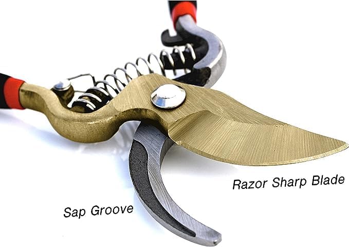 Titanium Bypass Garden Pruner Clippers-3