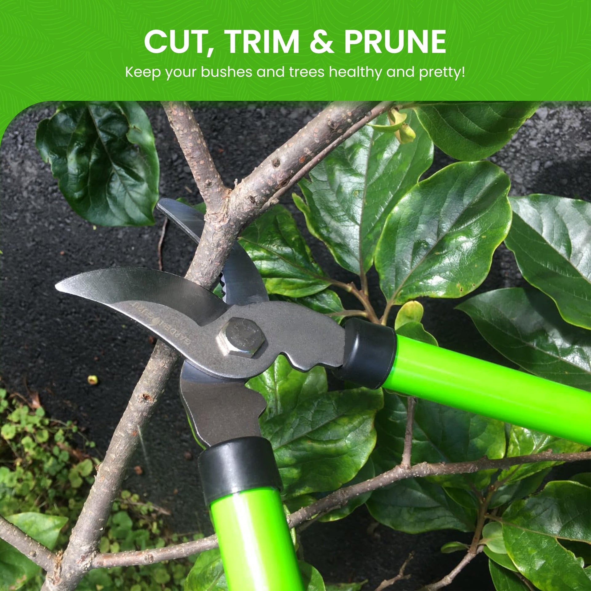 Garden Bypass Loppers Tree Trimmer Clipper