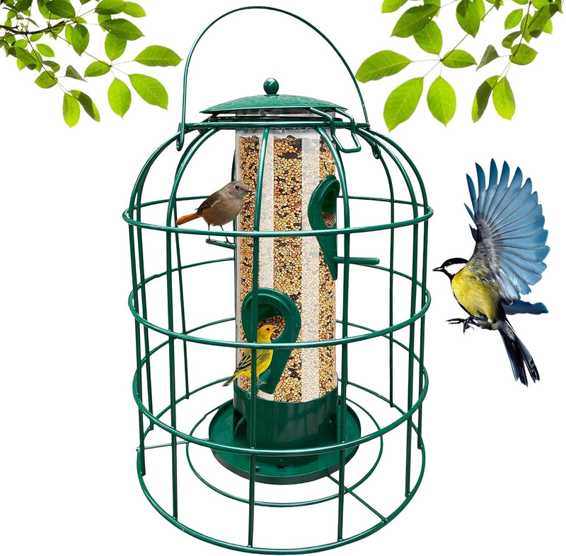 Squirrel Resistant Tube Bird Feeder-1