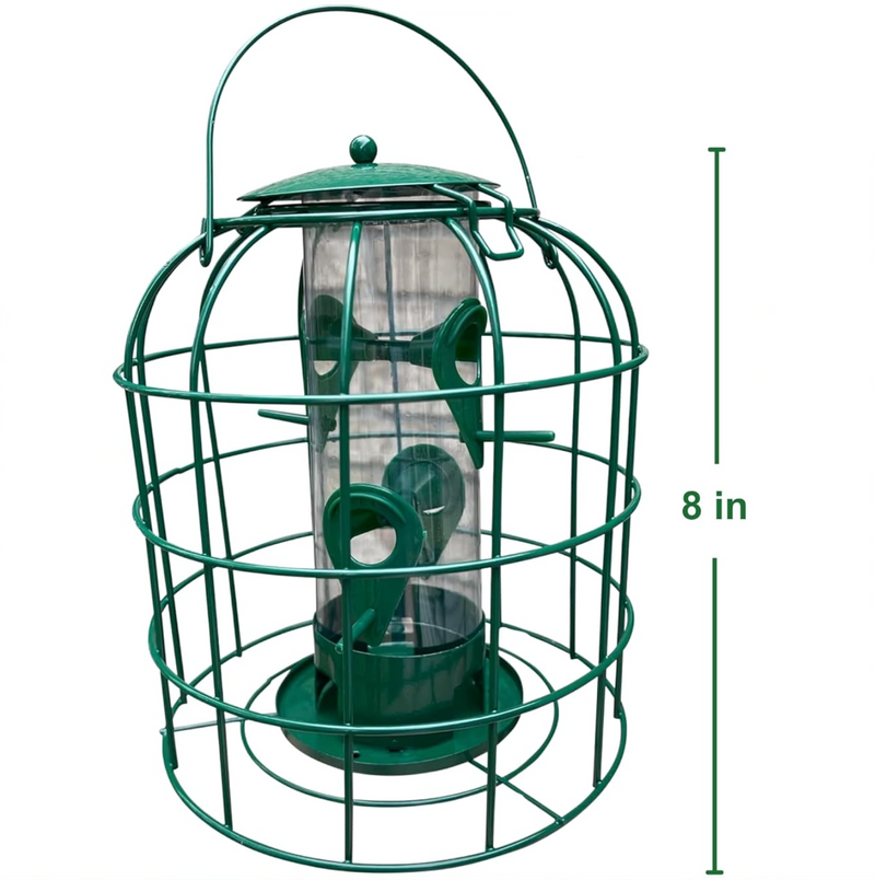 Squirrel Resistant Tube Bird Feeder-4
