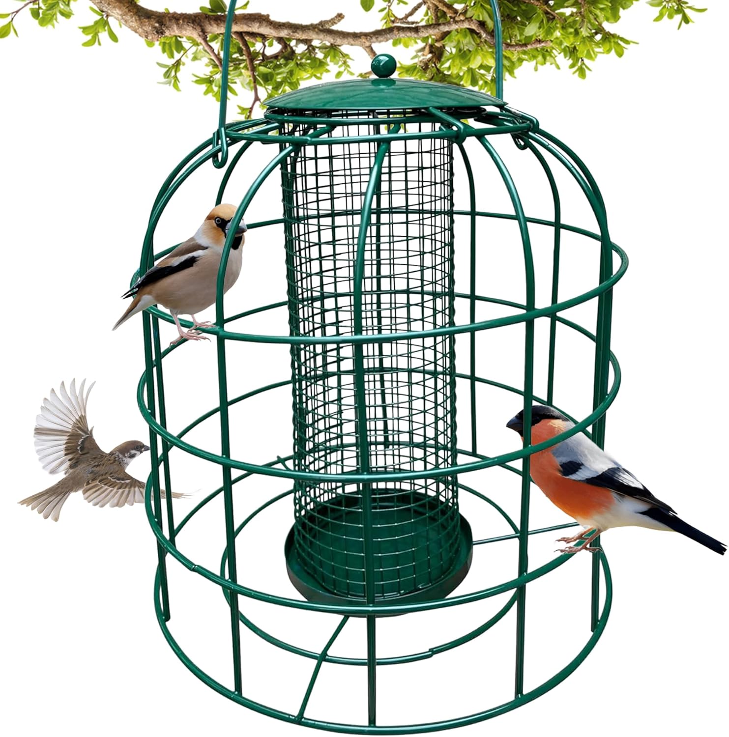 Squirrel Resistant Mesh Tube Bird Feeder-1