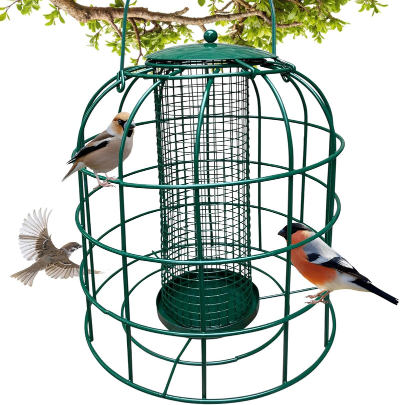 Squirrel Resistant Mesh Tube Bird Feeder-1
